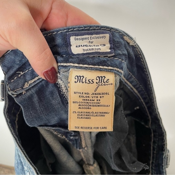 Miss Me Easy Boot Jeans Size 28 - Picture 7 of 9